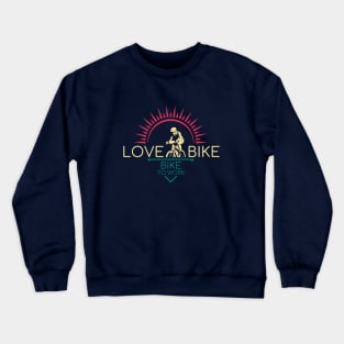 Love Bike Crewneck Sweatshirt